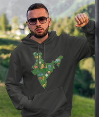 Indian Culture Hoodies, India Map Hoodie, India Flag Hoodies, Gift For Boyfriend Made In India (Copy)