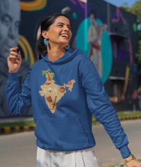 Indian Culture Hoodies, India Map Hoodie, India Flag Hoodies, Gift For Girlfriend Made In India