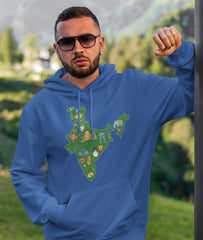 Indian Culture Hoodies, India Map Hoodie, India Flag Hoodies, Gift For Boyfriend Made In India (Copy)