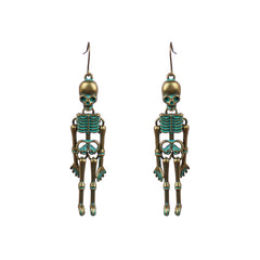 Skeleton Alloy Earrings