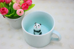 Handmade Cute Panda Ceramic Coffee Cup