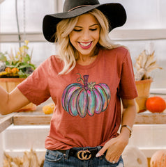 Colorful Pumpkin T-shirt