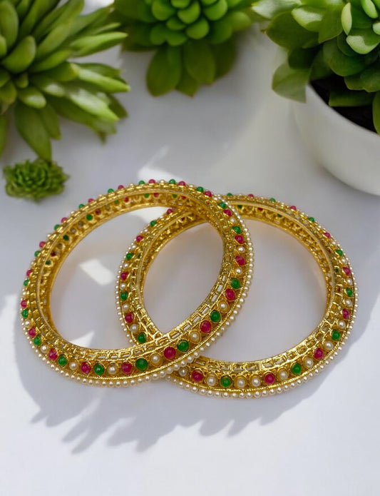 The Elegance of Indian Gold-Plated Bangles: Tradition Meets Modernity