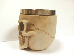 Stainless Steel Skull Wineglass