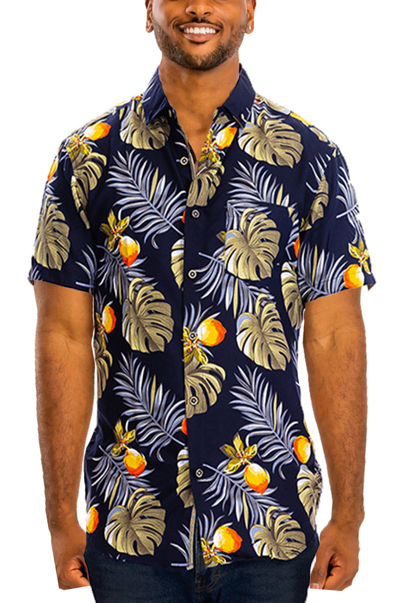 HAWAIIAN BUTTON DOWN SHIRT WS7030