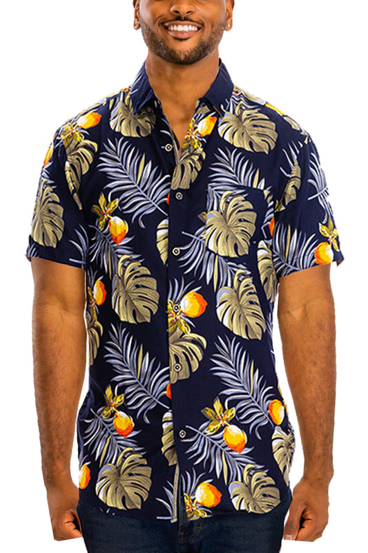 HAWAIIAN BUTTON DOWN SHIRT WS7030