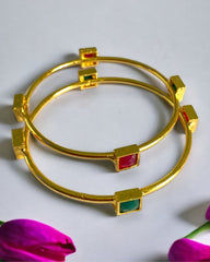 Craftsmanship and Culture: A Guide to Indian Gold-Plated Bangles