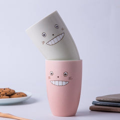 Cute Cartoon Couple Cup