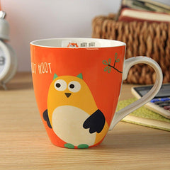 Owl Llarge Drink Ceramic Cup