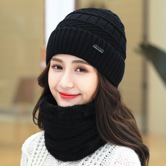 Women's Knitted Hat Scarf Caps Neck Warmer Winter Hats