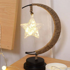 Half-Moon Fairy Light Lamp