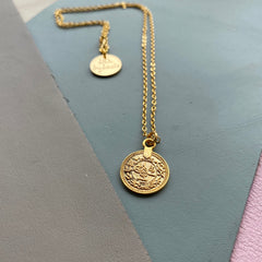 Gold Coin Necklace