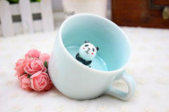 Handmade Cute Panda Ceramic Coffee Cup