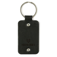 Leather keychain with stainless steel plate – Best mom ever