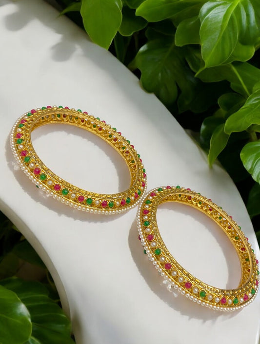 The Elegance of Indian Gold-Plated Bangles: Tradition Meets Modernity