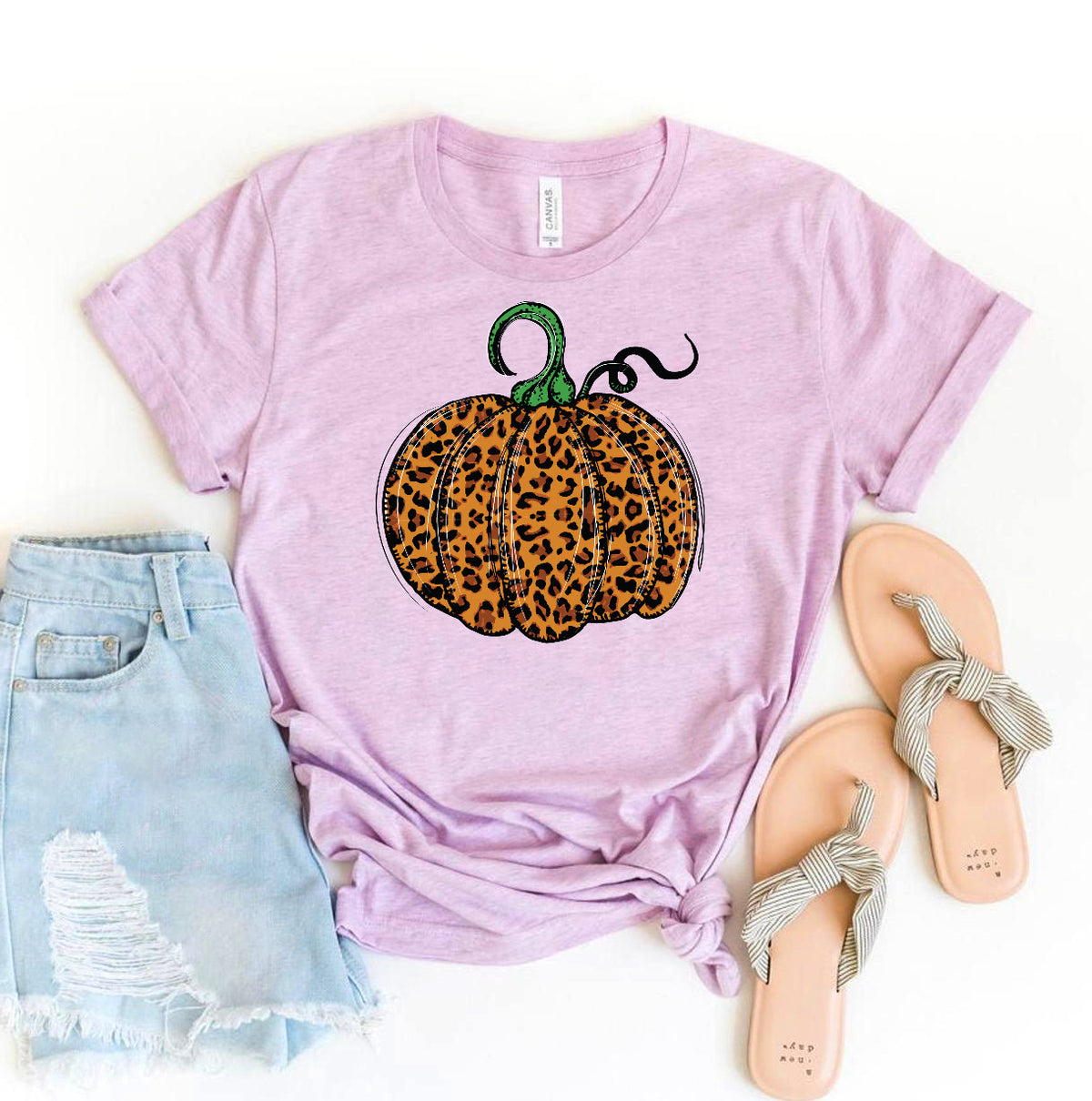 Leopard Pumpkin T-shirt