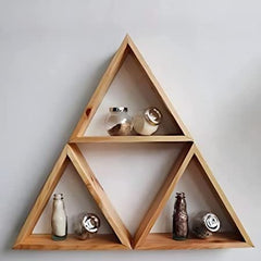 Wooden   Wall Hanging Display Shelves