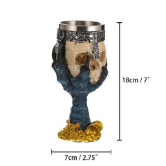 3D Stereo Eagle Claw Skeleton Stainless Steel Cup