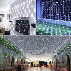 LED String Light Net Mesh Curtain Xmas Wedding Party Christmas Lights