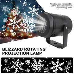 Christmas Snowflake LED Projector Lights Landscape