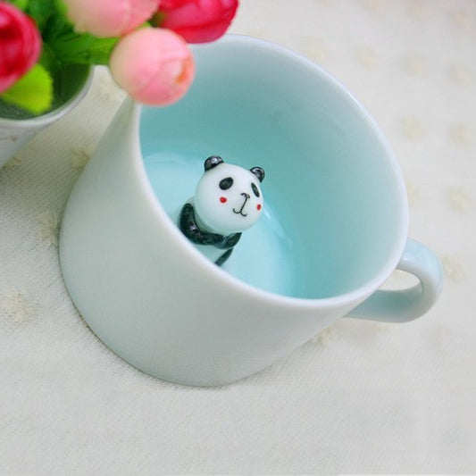 Handmade Cute Panda Ceramic Coffee Cup