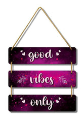 Home Decor Wall Hanging Good Vibes Only Positive Decorative Items and