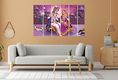 Set Of 5 Wall Painting multiple Frame For Home Decoration, Living