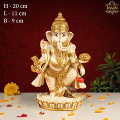 7" LORD GANESHA STANDING STATUE