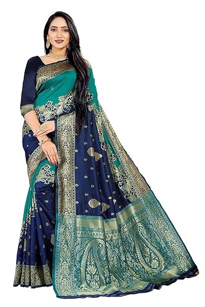 Pack Of 3 Women's Jacquard Art Silk Saree With Blouse Piece (GC_NL27