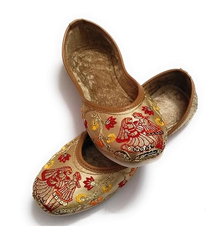 Women Punjabi Embroidery Jutti with Beautiful Design (Size-UK-9)