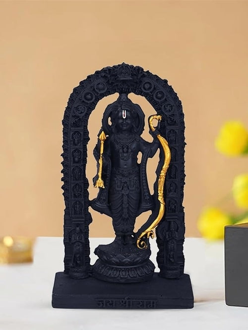 ARYADIT Ram Lalla Idol Miniature Sculpture Height 7 Inch, Shri Ram