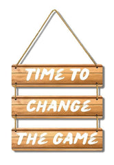 Time to Change The Game Wall Hanging for Kids Room, Bedroom, Living