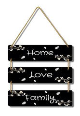 Home Love Family Wooden Wall Hanger for Home Decor | Office | Gifts |