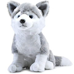 Plush Husky Dog Stuffed Animal Puppy Soft Toy, Adorable Gifts for Kids