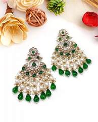 oxidised Jhumka for Girls and Women Amber Alloy Jhumki Earring