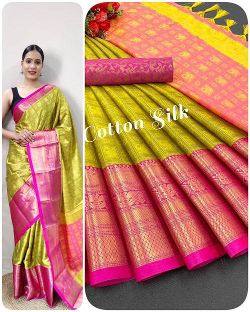 Tapsi Lemon Pink Saree