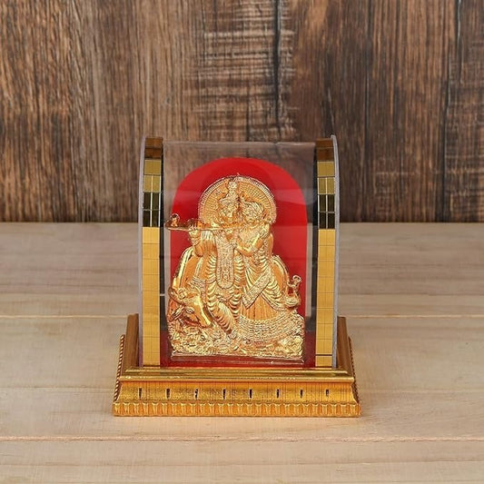 ARYADIT Radha Krishna Cabinet Statue Suitable for Car Dashboard,