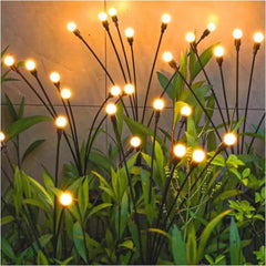 Firefly Outdoor Solar Lights 8 Led with Flash Mode Starburst Swaying