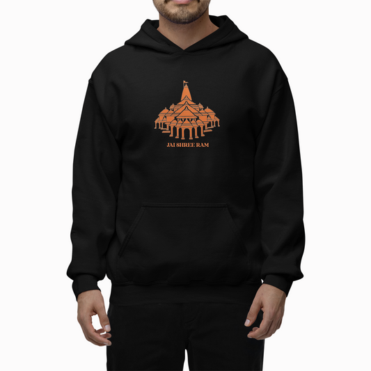 Ram Mandir Pran Prathishta 22 Jan 2024 hoodies Ram Mandir Shirt Celebrating Ram Mandir Inauguration Ram Mandir Printed Ayodhya Mandir Hoodie