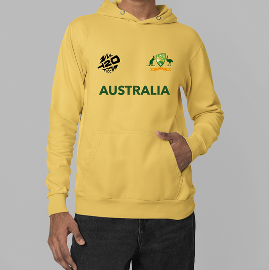 Australia Cricket Hoodie For T20 ICC World Cup 2024 | Australia Cricket Team Hoodie Print Hoodie