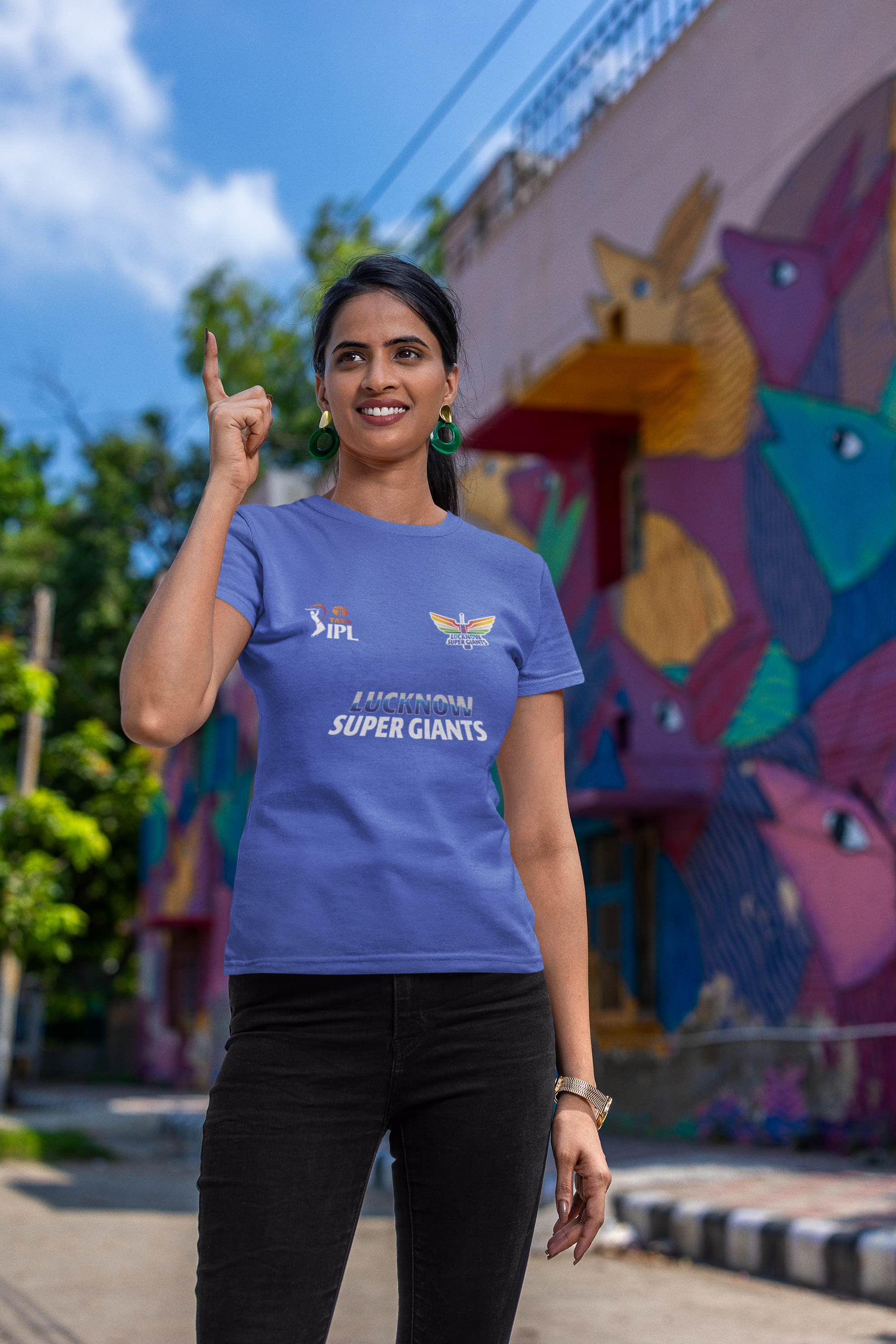 Lucknow Super Giants Team Fan T-Shirt |  Male & Female Fan Jersey