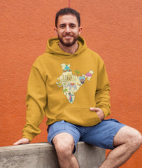 Indian Culture Hoodies, India Map Hoodie, India Flag Hoodies, Gift For Boyfriend Made In India