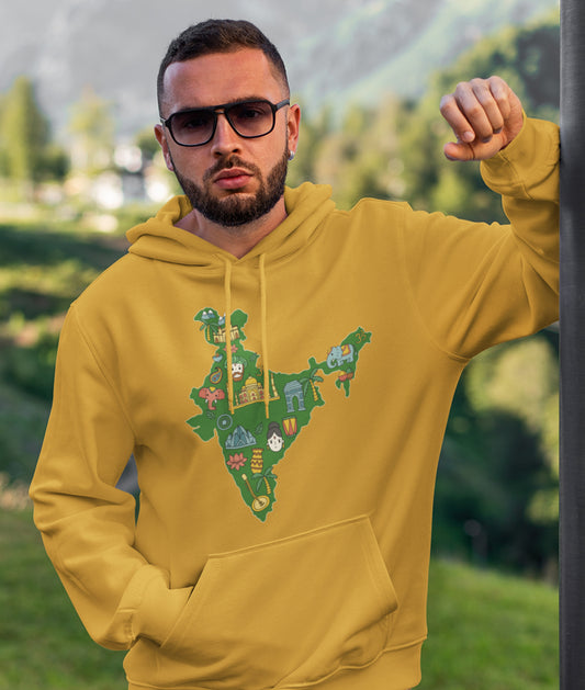 Indian Culture Hoodies, India Map Hoodie, India Flag Hoodies, Gift For Boyfriend Made In India (Copy)