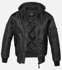 Hooded MA1 Bomber Jacket