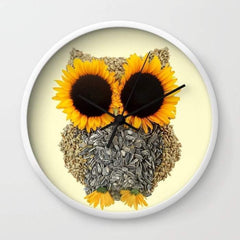 Hoot! Day Owl! Wall clock