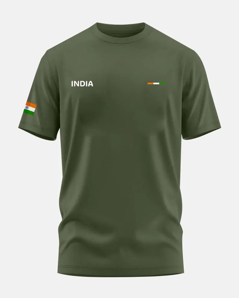 India Tricolour T-Shirt | Proud Indian, Indian Flag, Bharat World Market Special Design Tshirt