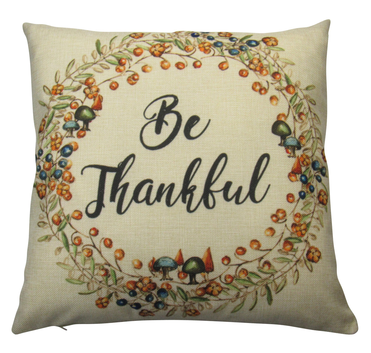 Be Thankful | Pillow Cover | Home Decor | Thanksgiving | Throw Pillow