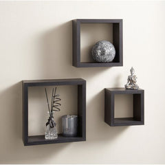 WILLART Wooden HANDICRAFTS Wall Hanging Shelf/Shelves Set of 3