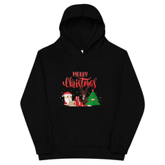 Merry Christmas with beautiful Santa Printed Kids hoodie