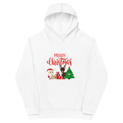 Merry Christmas with beautiful Santa Printed Kids hoodie